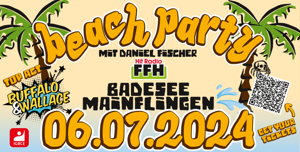 banner Beachparty